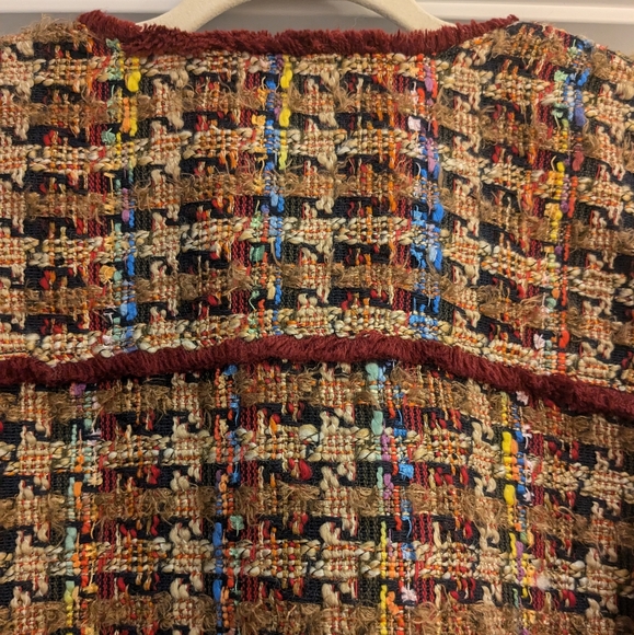 Anthropologie Ett Twa Tweed Coat L EUC - Picture 8 of 11